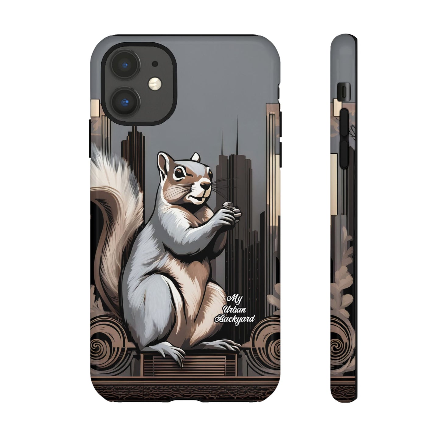 Urban Gray Squirrel, Cell Phone Case - Apple, Samsung, or Google Pixel