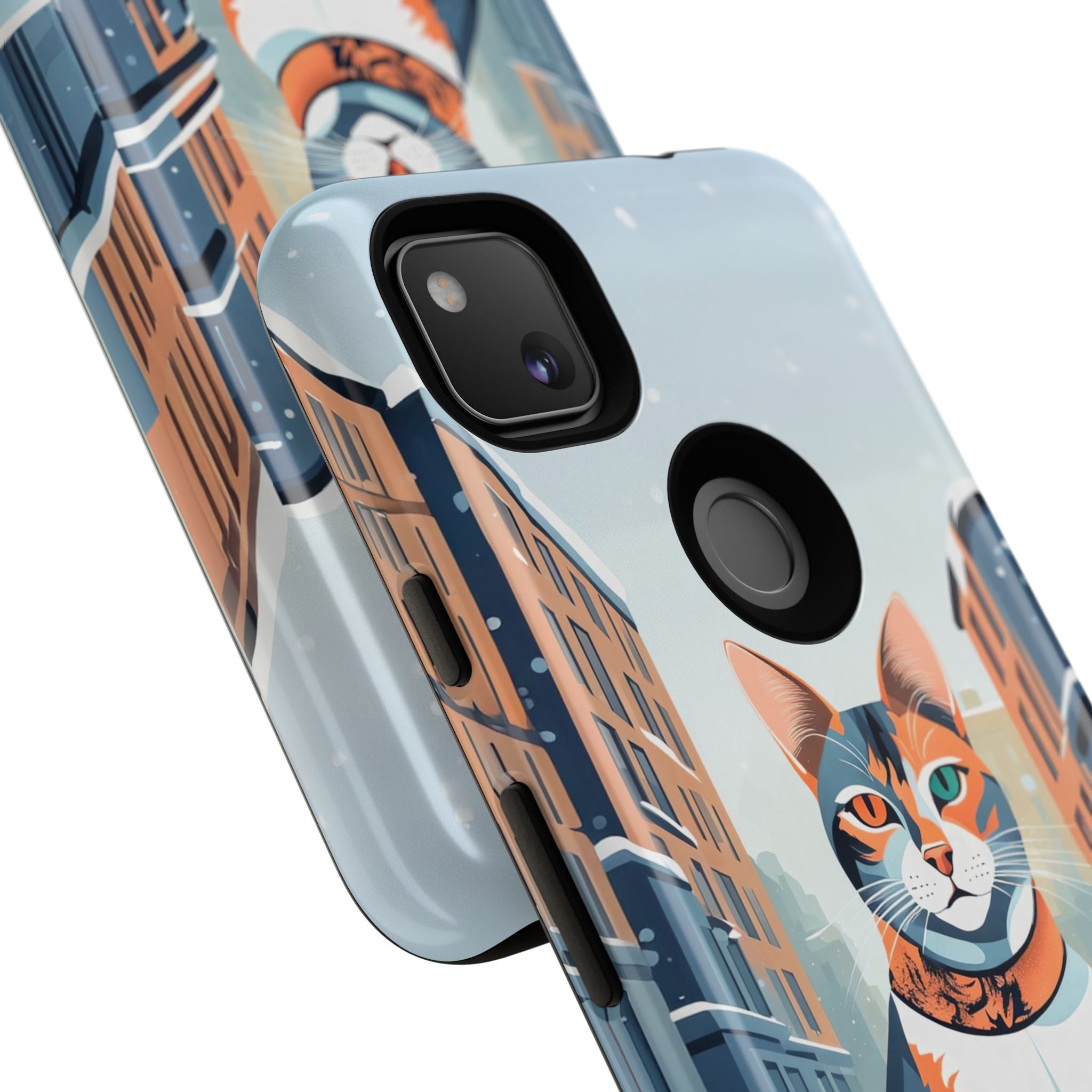 Claws Pawson in the Snow, Cell Phone Case - Apple, Samsung, Google Pixel