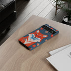 Fox with Flowers, Cell Phone Case - Apple, Samsung, Google Pixel