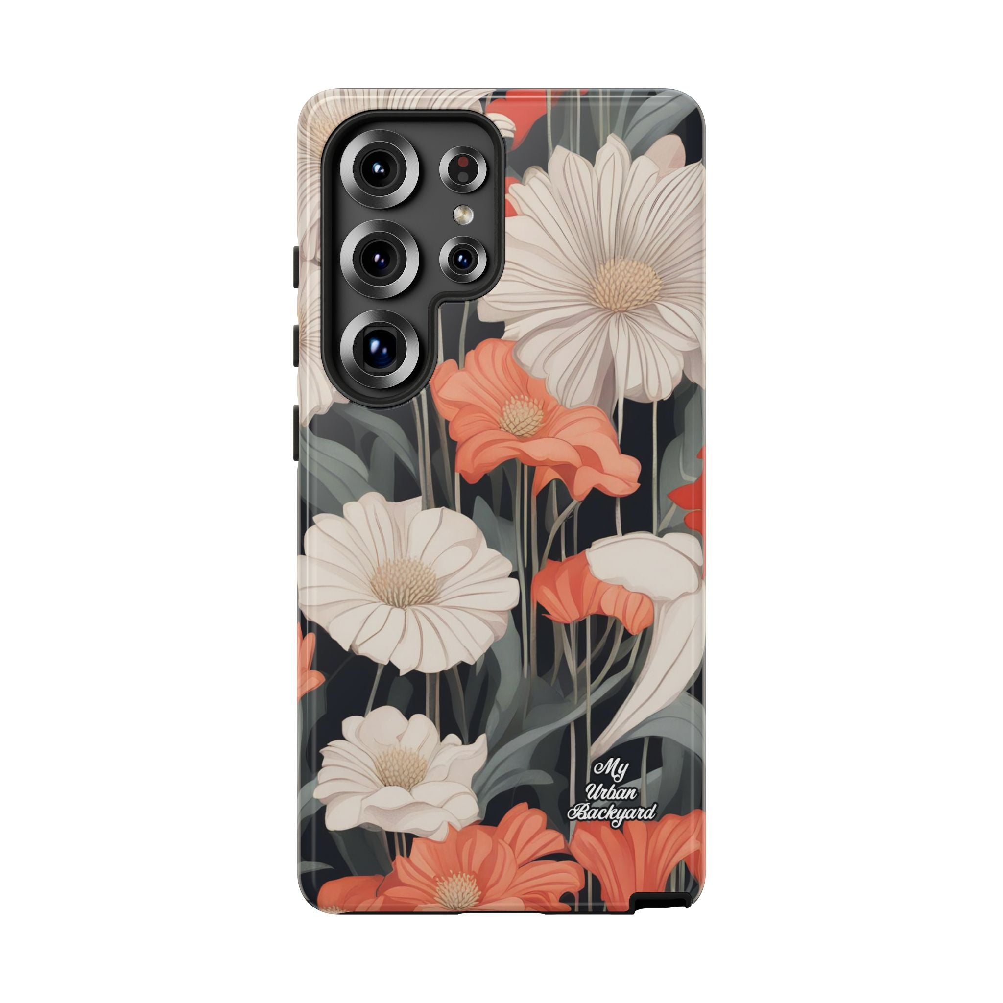 Art Deco Flowers, Cell Phone Case - Apple, Samsung, Google Pixel