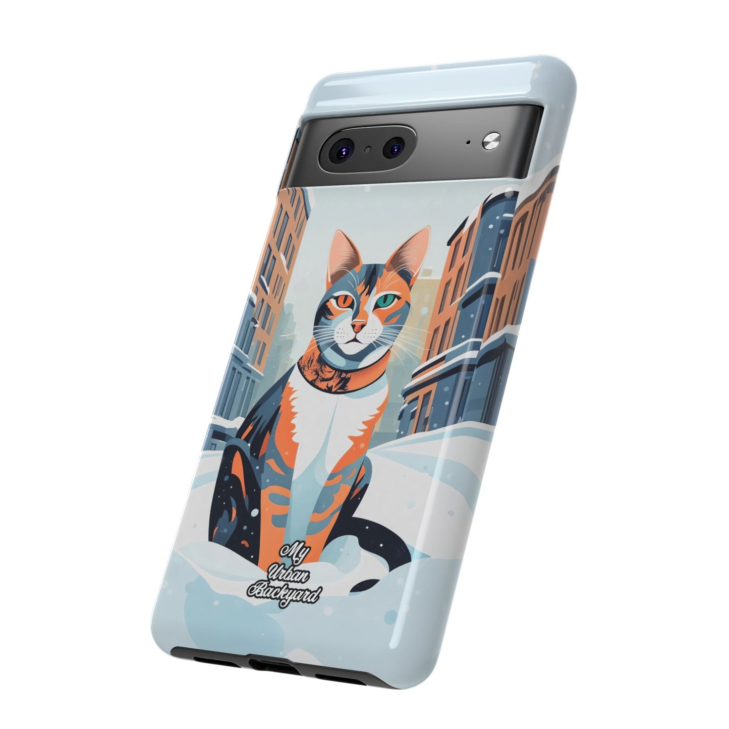 Claws Pawson in the Snow, Cell Phone Case - Apple, Samsung, or Google Pixel