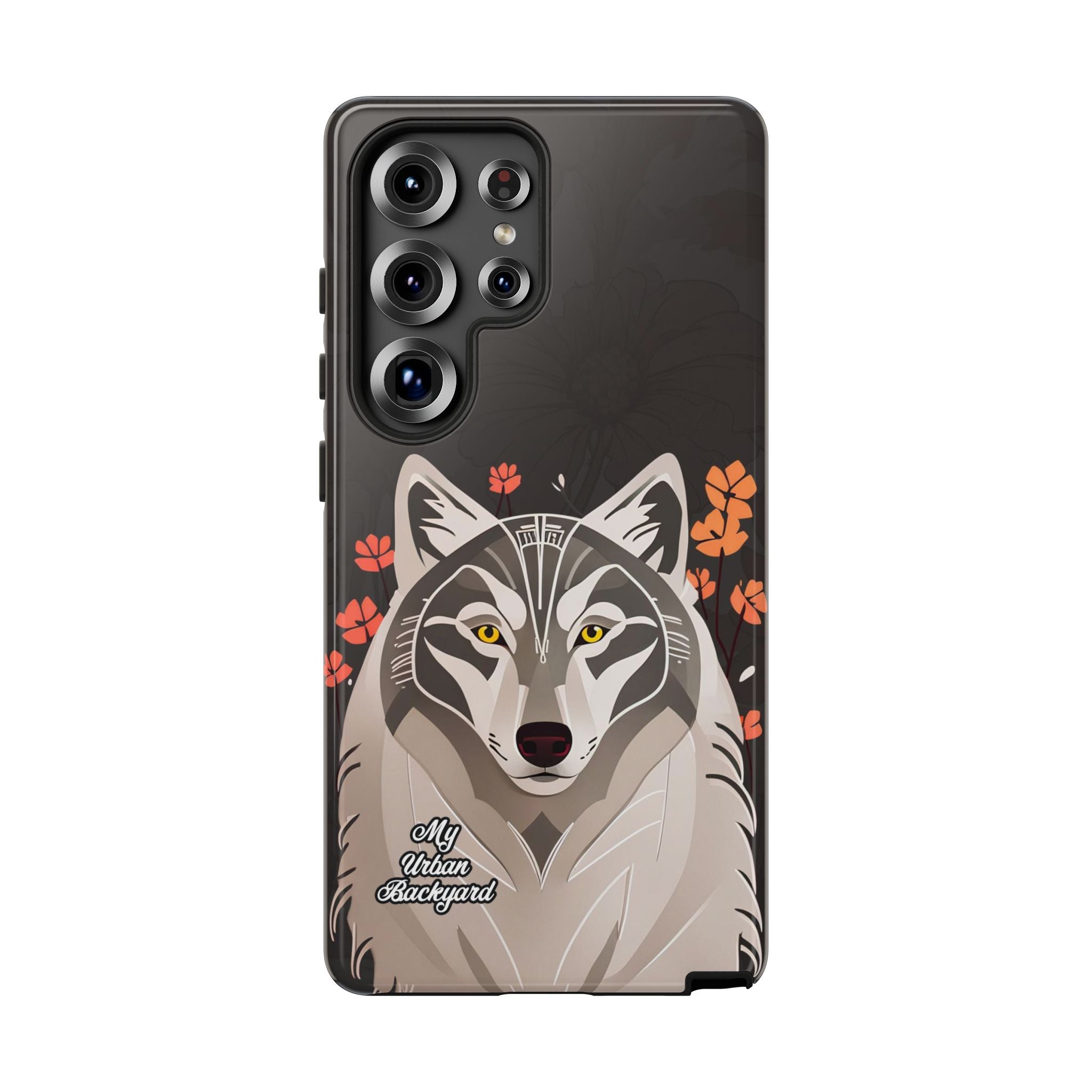 Art Deco Wolf, Cell Phone Case - Apple, Samsung, Google Pixel