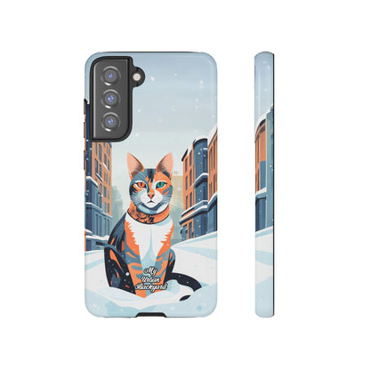 Claws Pawson in the Snow, Cell Phone Case - Apple, Samsung, or Google Pixel