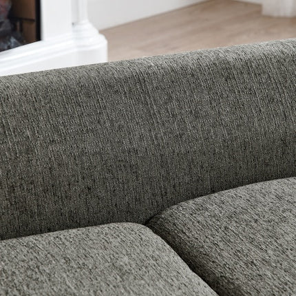 Modern Dog Sofa With Backrest And Armrests, 39.5" For Medium And Large Dogs, Blue or Grey