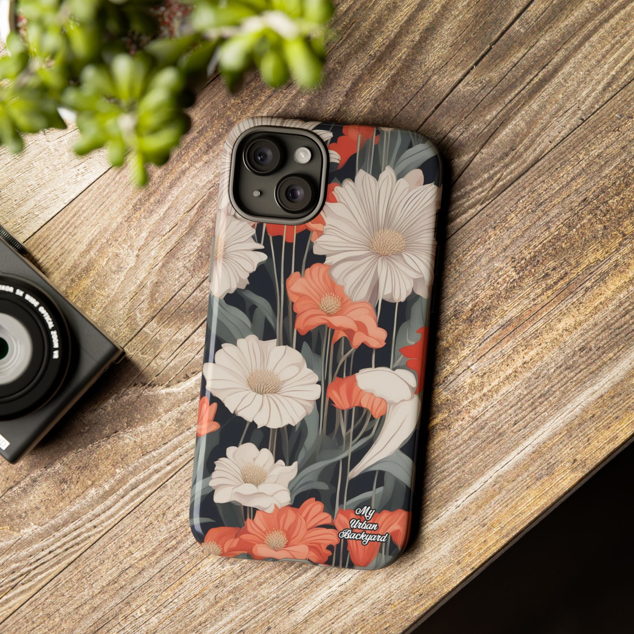 Art Deco Flowers, Cell Phone Case - Apple, Samsung, Google Pixel
