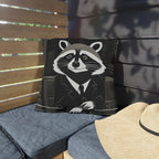 Oliver Nighteyes, Raccoon Throw Pillow