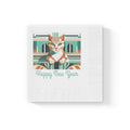 Art Deco Tabby — New Year Napkins
