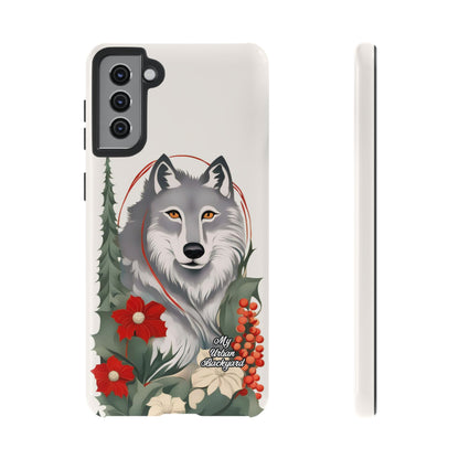 Winter Wolf, Cell Phone Case - Apple, Samsung or Google Pixel