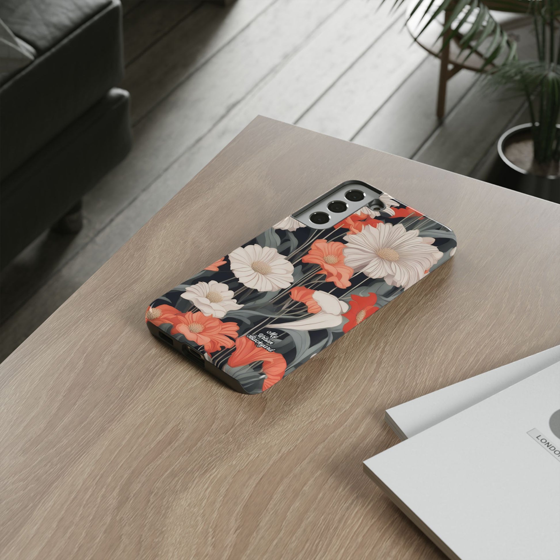Art Deco Flowers, Cell Phone Case - Apple, Samsung, Google Pixel
