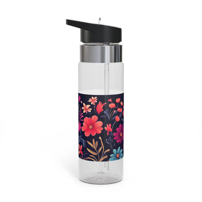 Night Blooming Wildflowers, 20oz Sport Water Bottle, BPA-Free, Tritan™ plastic