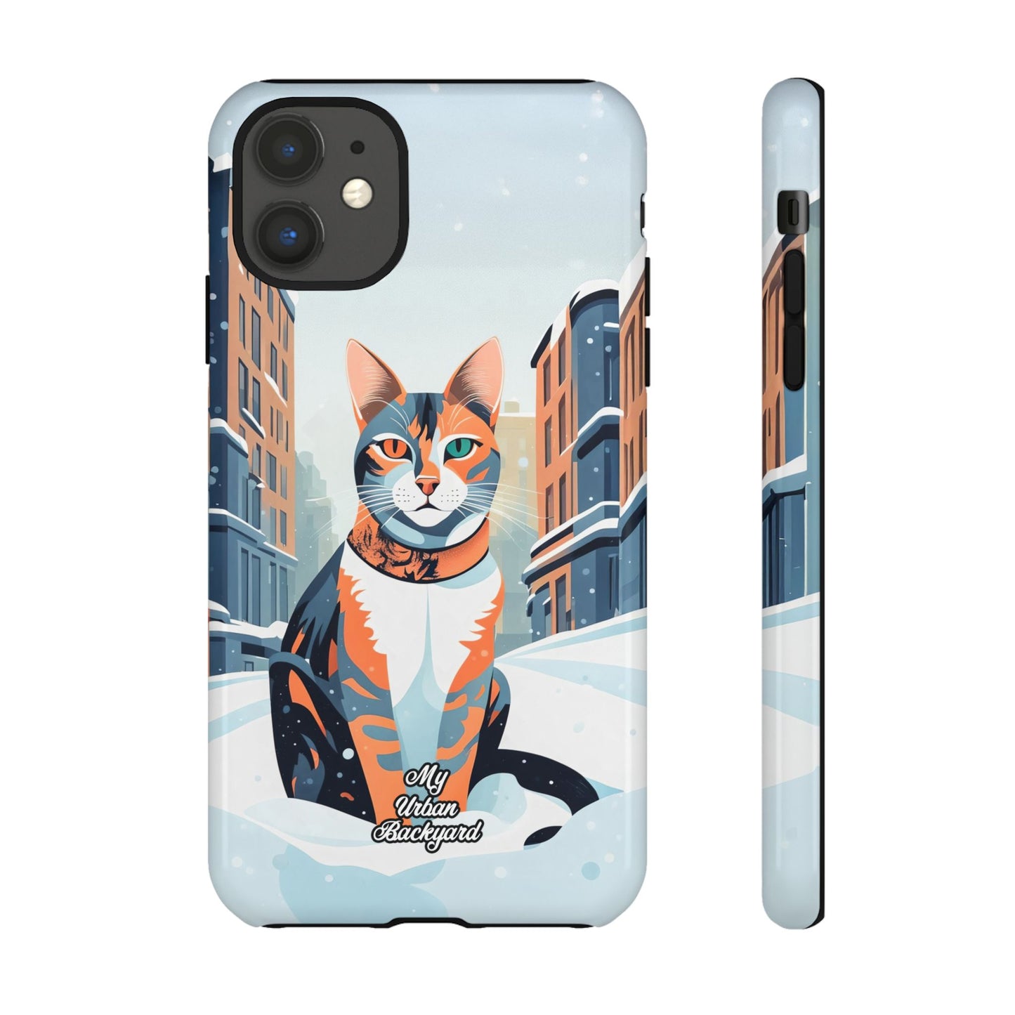 Claws Pawson in the Snow, Cell Phone Case - Apple, Samsung, or Google Pixel