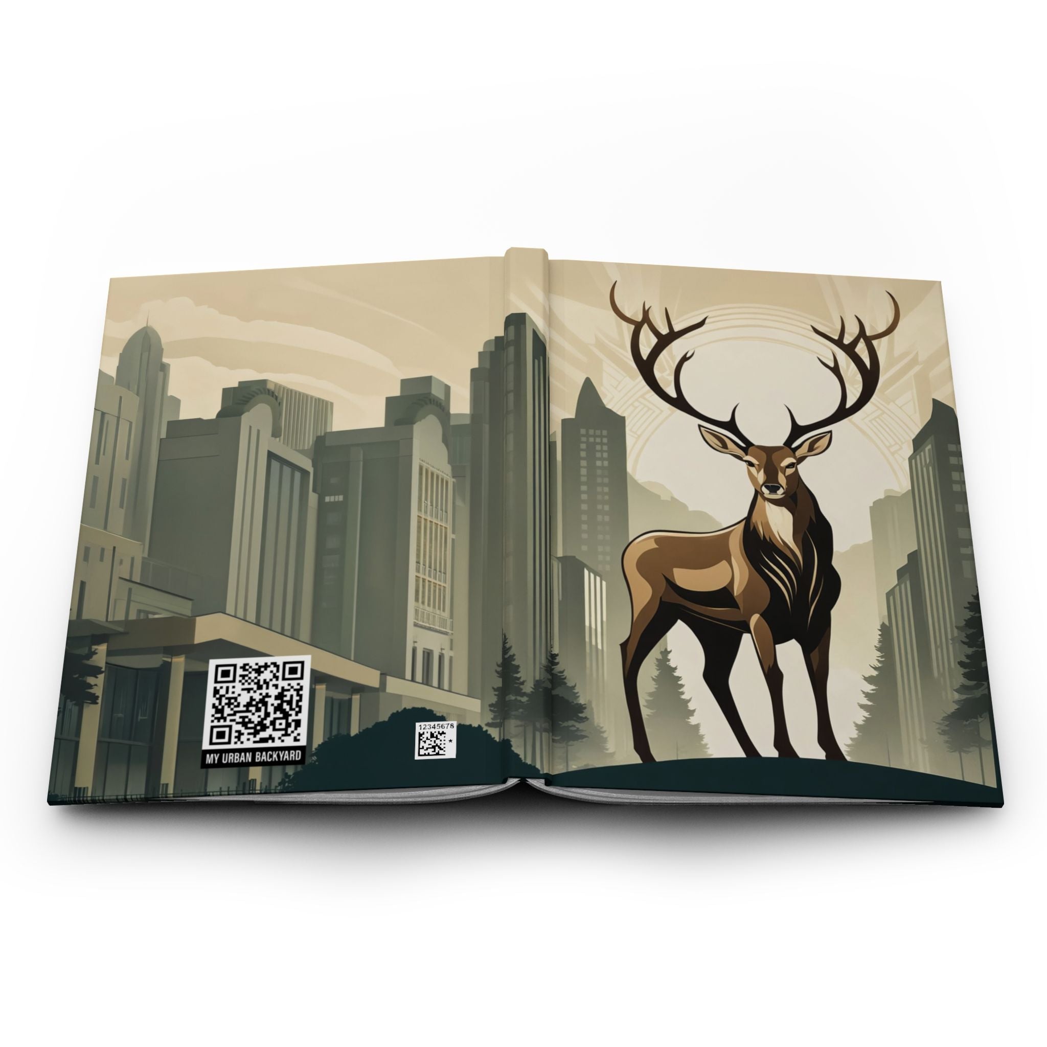 Urban Stag Hardcover Blank Journal