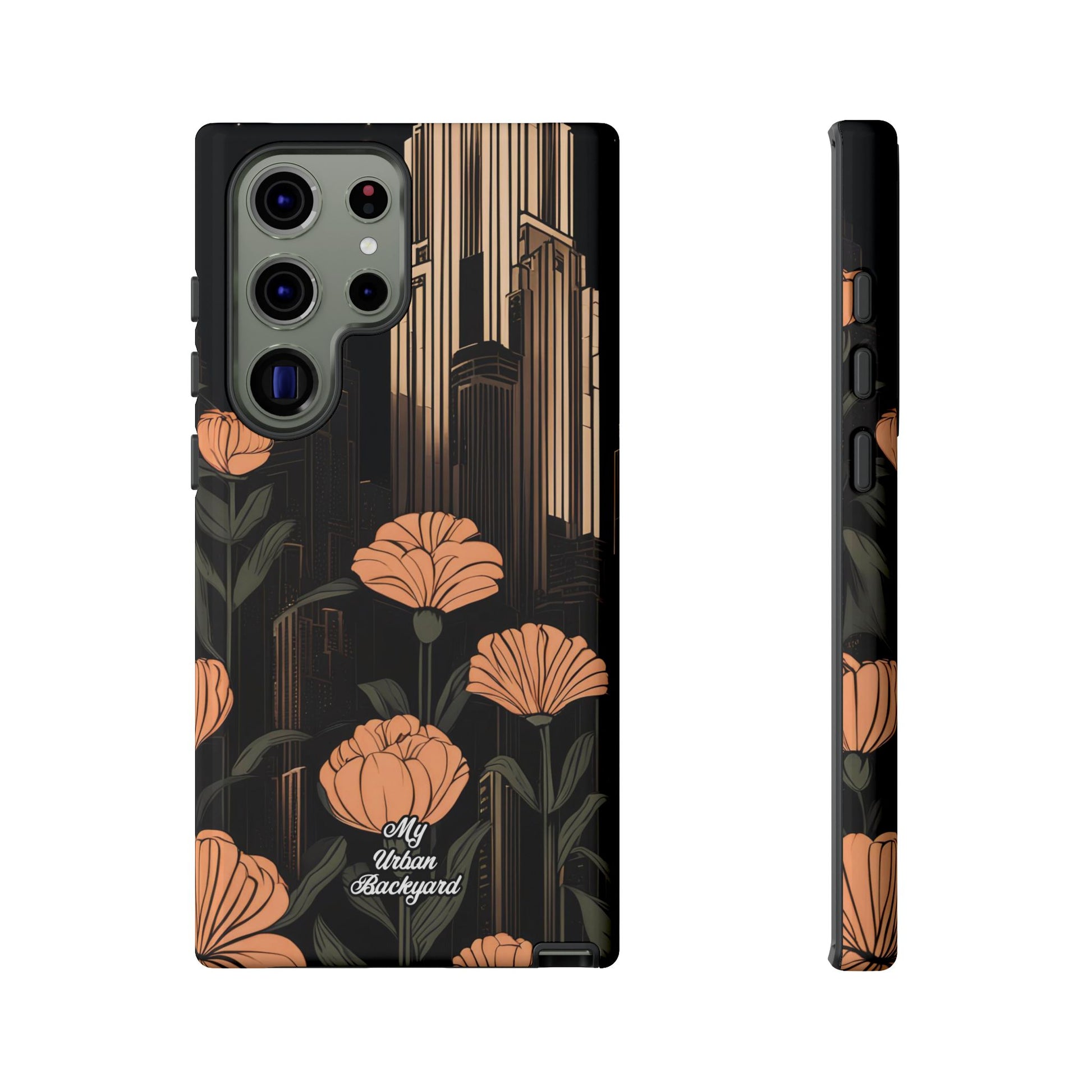 Urban Evening with Flowers, Cell Phone Case - Apple iPhone, Samsung Galaxy, Google Pixel