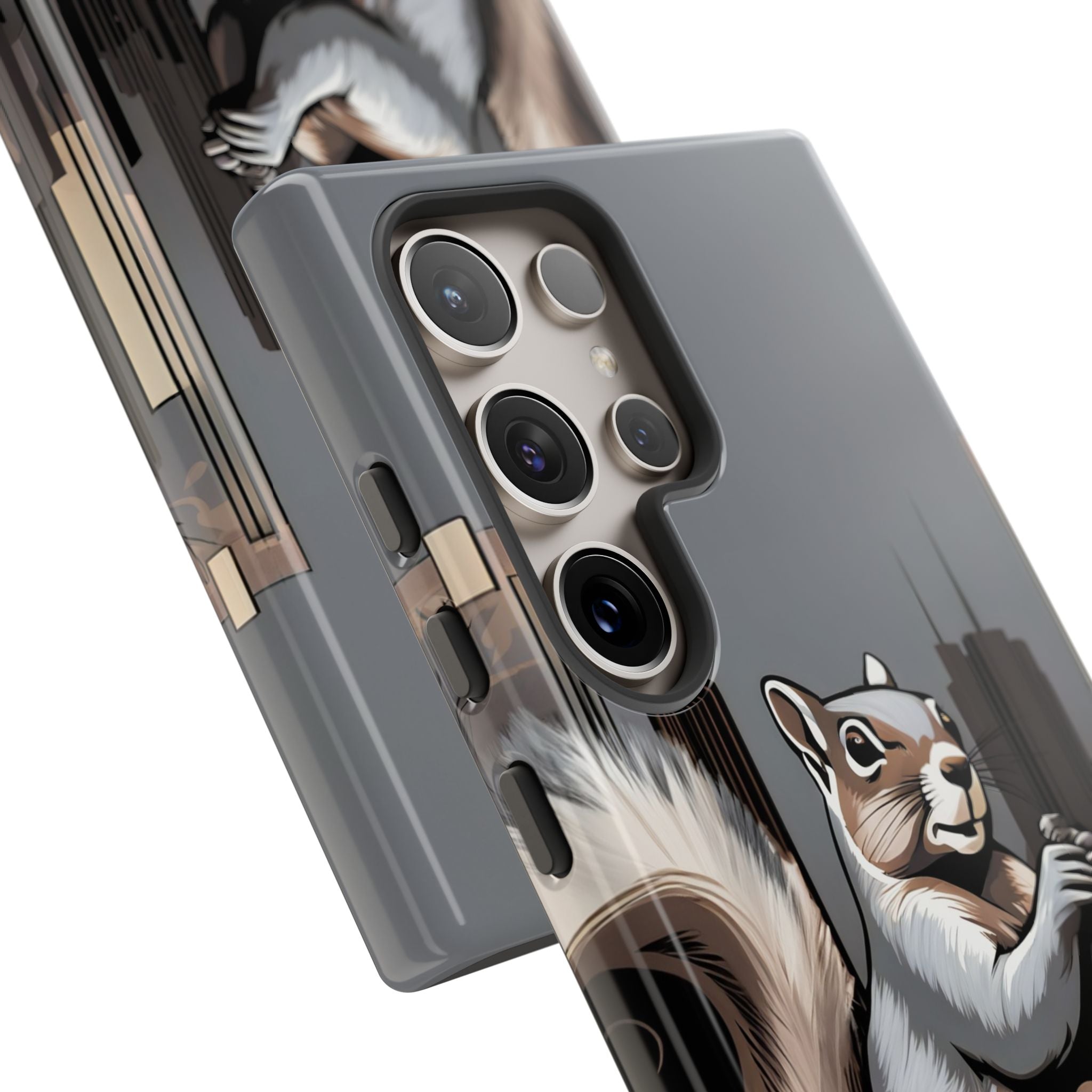 Urban Gray Squirrel, Cell Phone Case - Apple, Samsung, Google Pixel