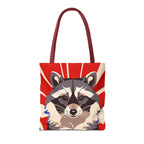 Ziggy Starspaws, Raccoon Tote Bag with Cotton Handles For Everyday Use, 3 Sizes