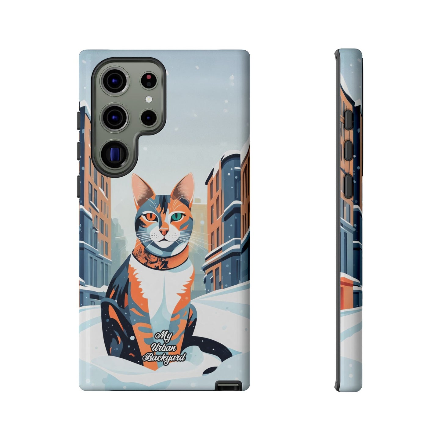 Claws Pawson in the Snow, Cell Phone Case - Apple, Samsung, or Google Pixel