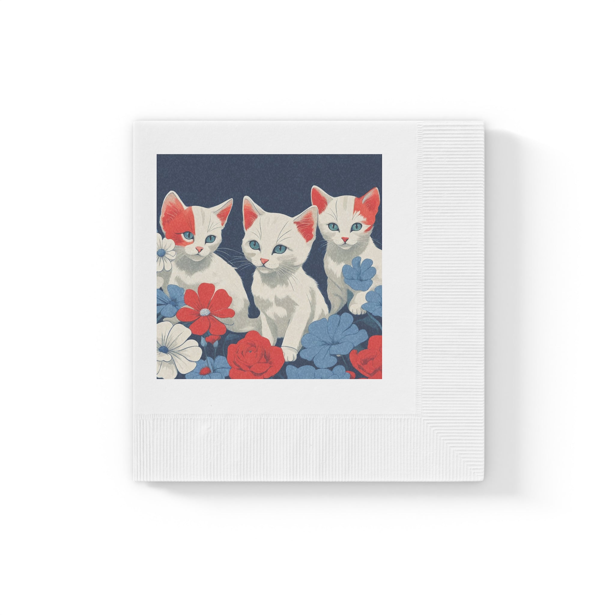 Three Cute Kittens Napkins