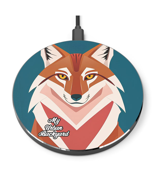 Chica Coyote, 10W Wireless Charger for iPhone, Android, Earbuds