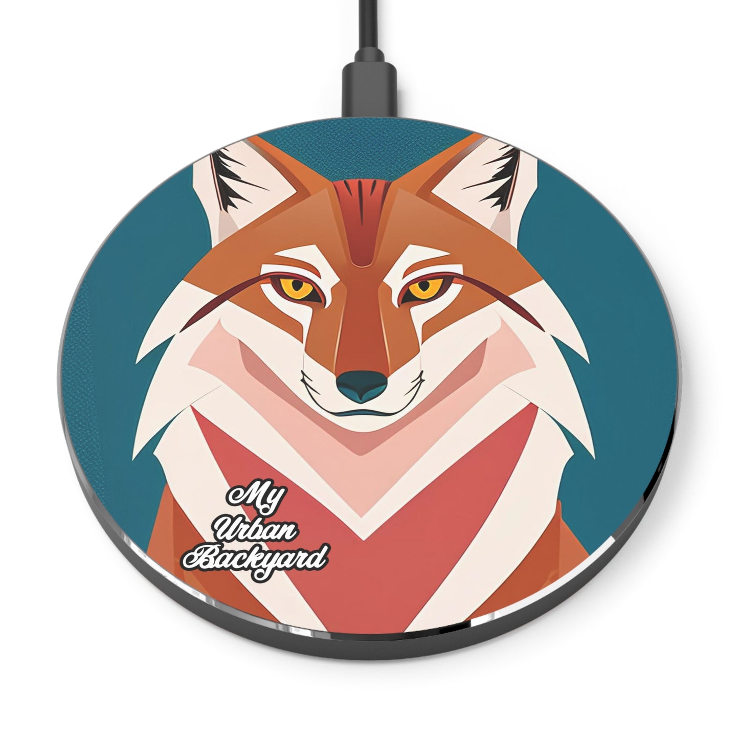 Chica Coyote, 10W Wireless Charger for iPhone, Android, Earbuds