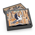 City Bird on Roof, Jigsaw Puzzle