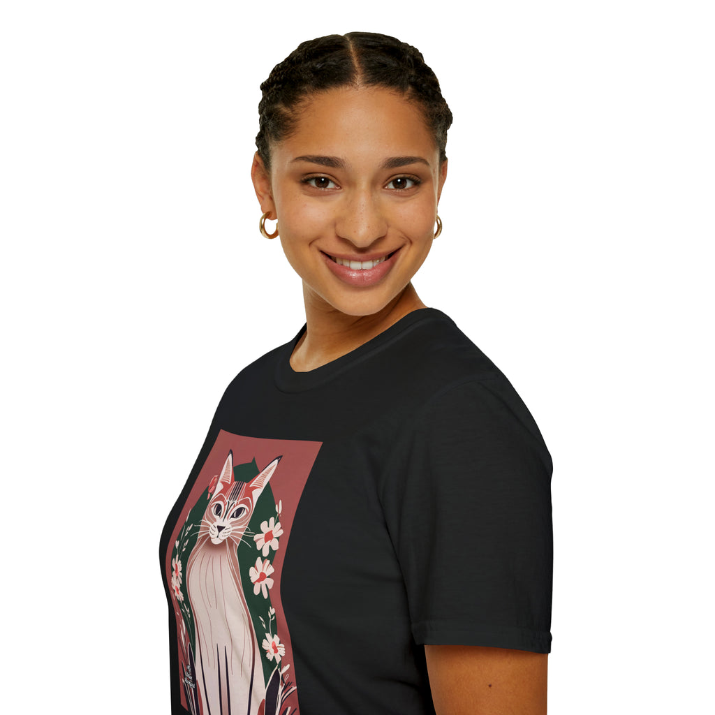Selena Purrmore, Cat T-Shirt, Soft 100% Cotton, Unisex, Short Sleeve, Classic Fit