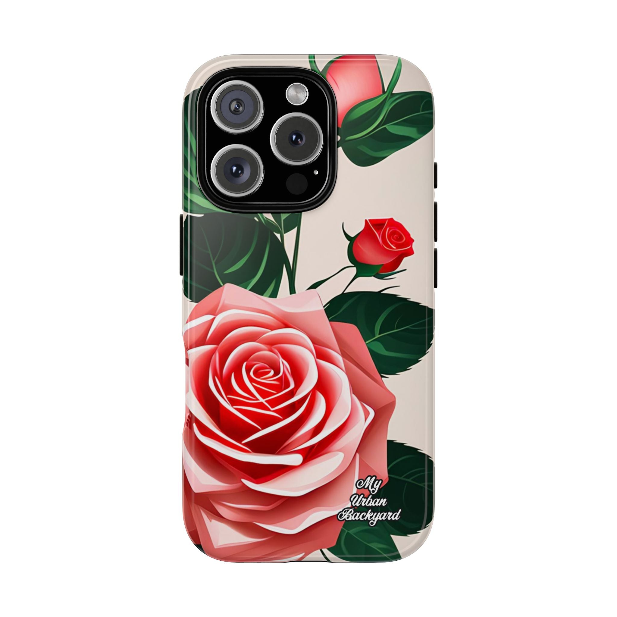 Pink Rose Flowers, Cell Phone Case - Apple, Samsung, Google Pixel