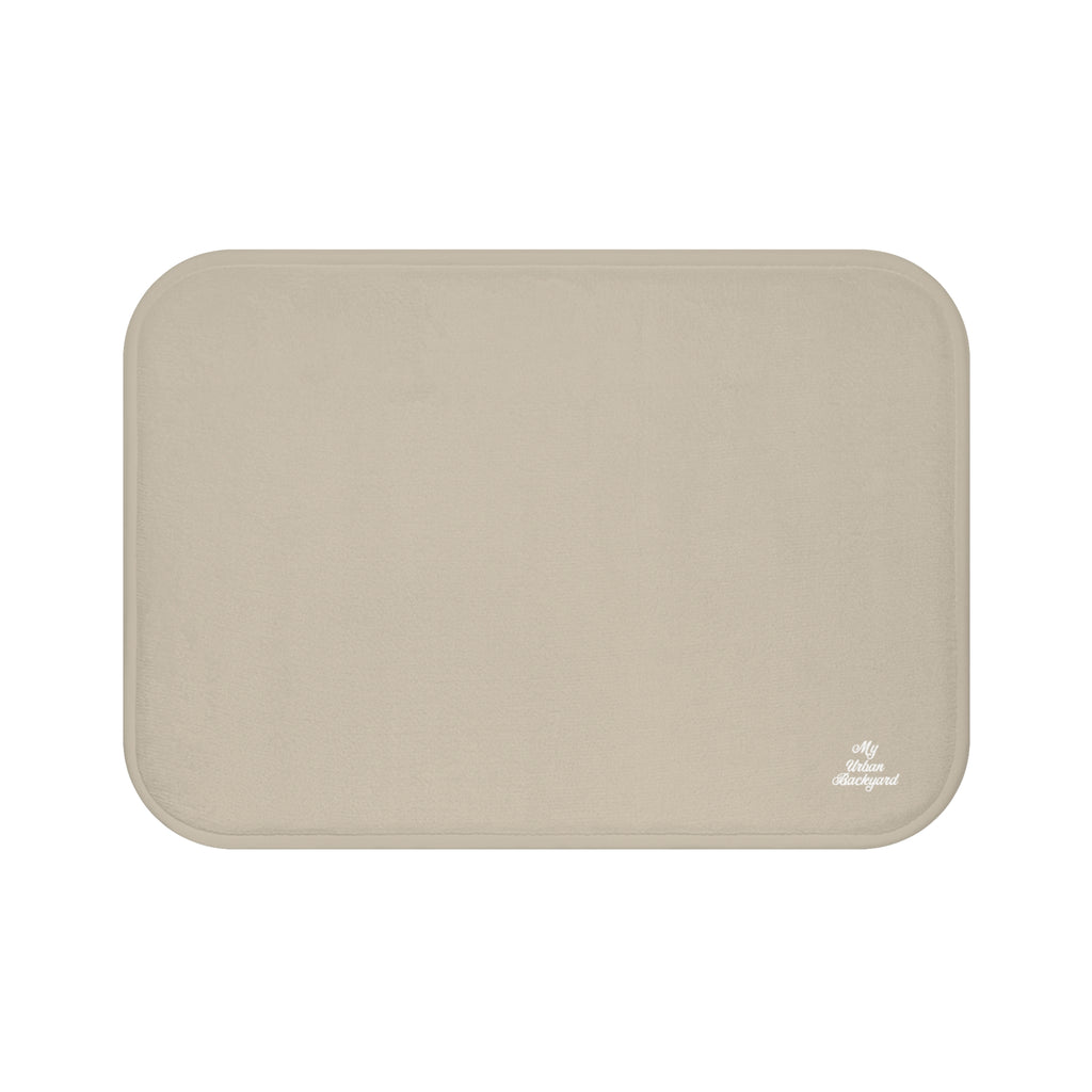 Tan Accent Color, Memory Foam Bath Mat - Cozy Bathroom Essential