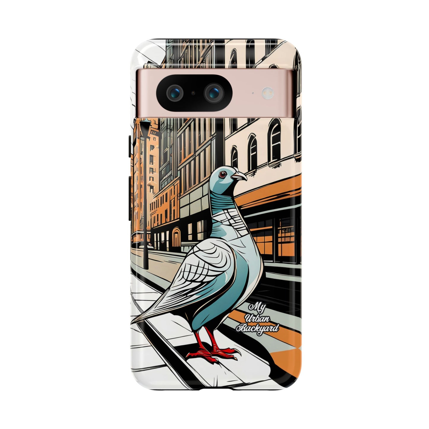 Pigeon on a City Street, Cell Phone Case - Apple, Samsung, or Google Pixel