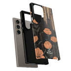 Urban Evening with Flowers, Cell Phone Case