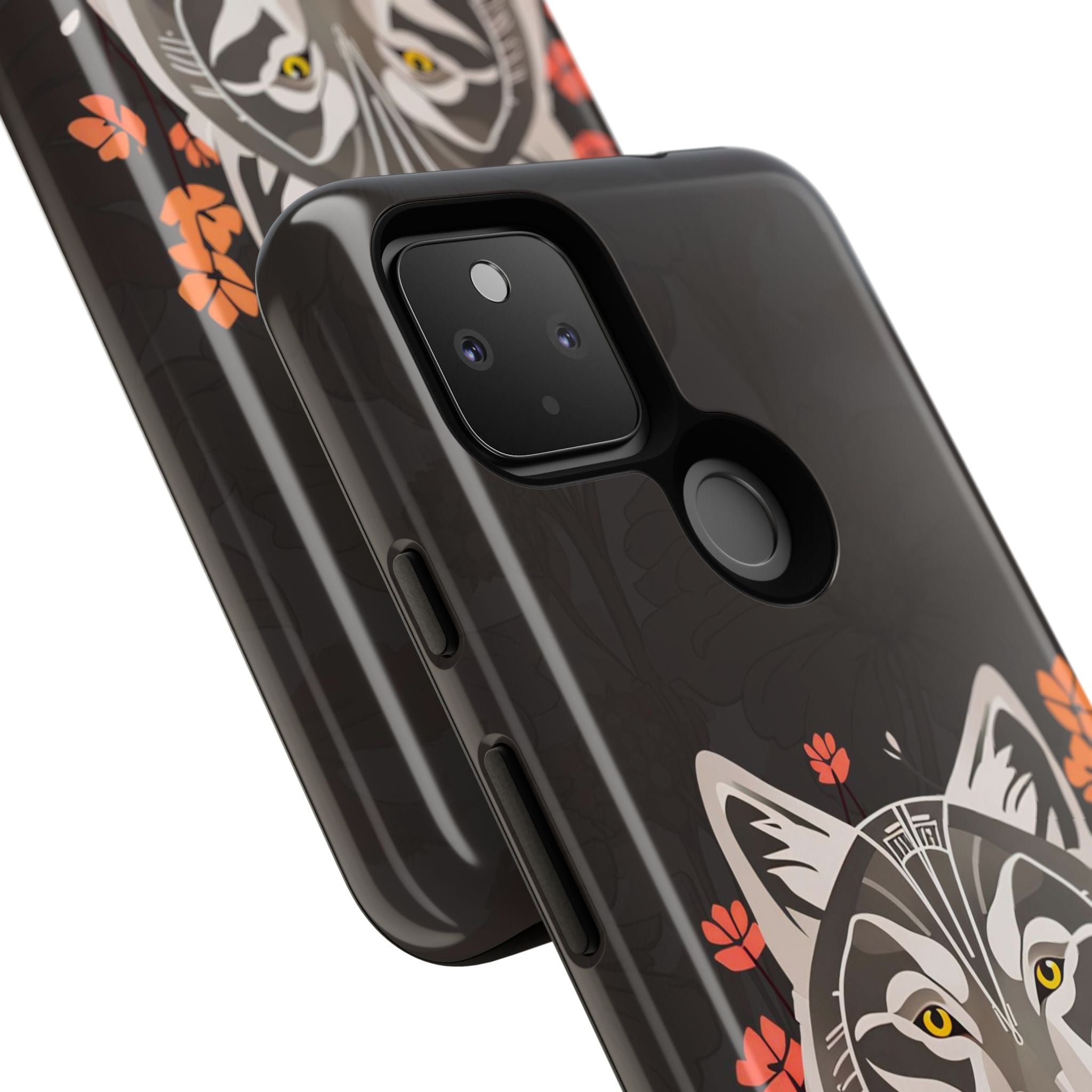 Art Deco Wolf, Cell Phone Case - Apple, Samsung, Google Pixel