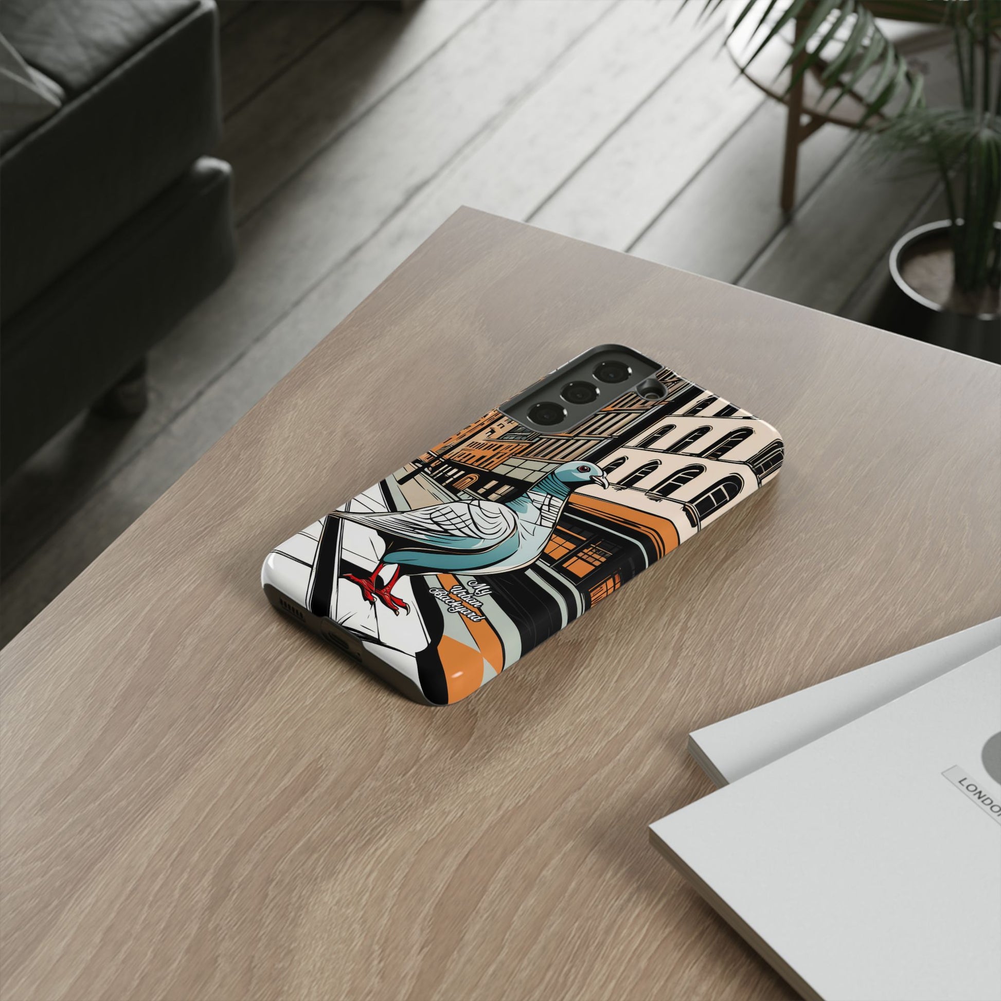 Pigeon on a City Street, Cell Phone Case - Apple, Samsung, Google Pixel