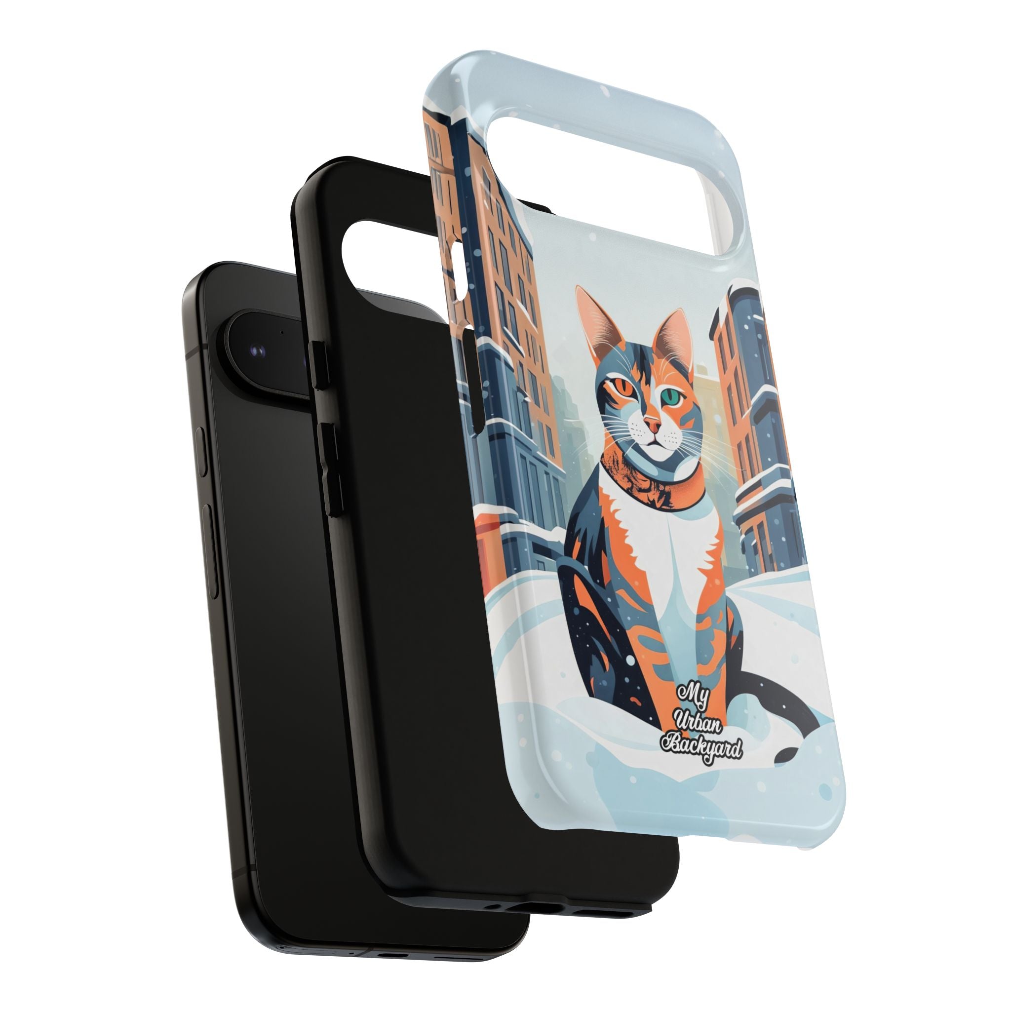 Claws Pawson in the Snow, Cell Phone Case - Apple, Samsung, Google Pixel