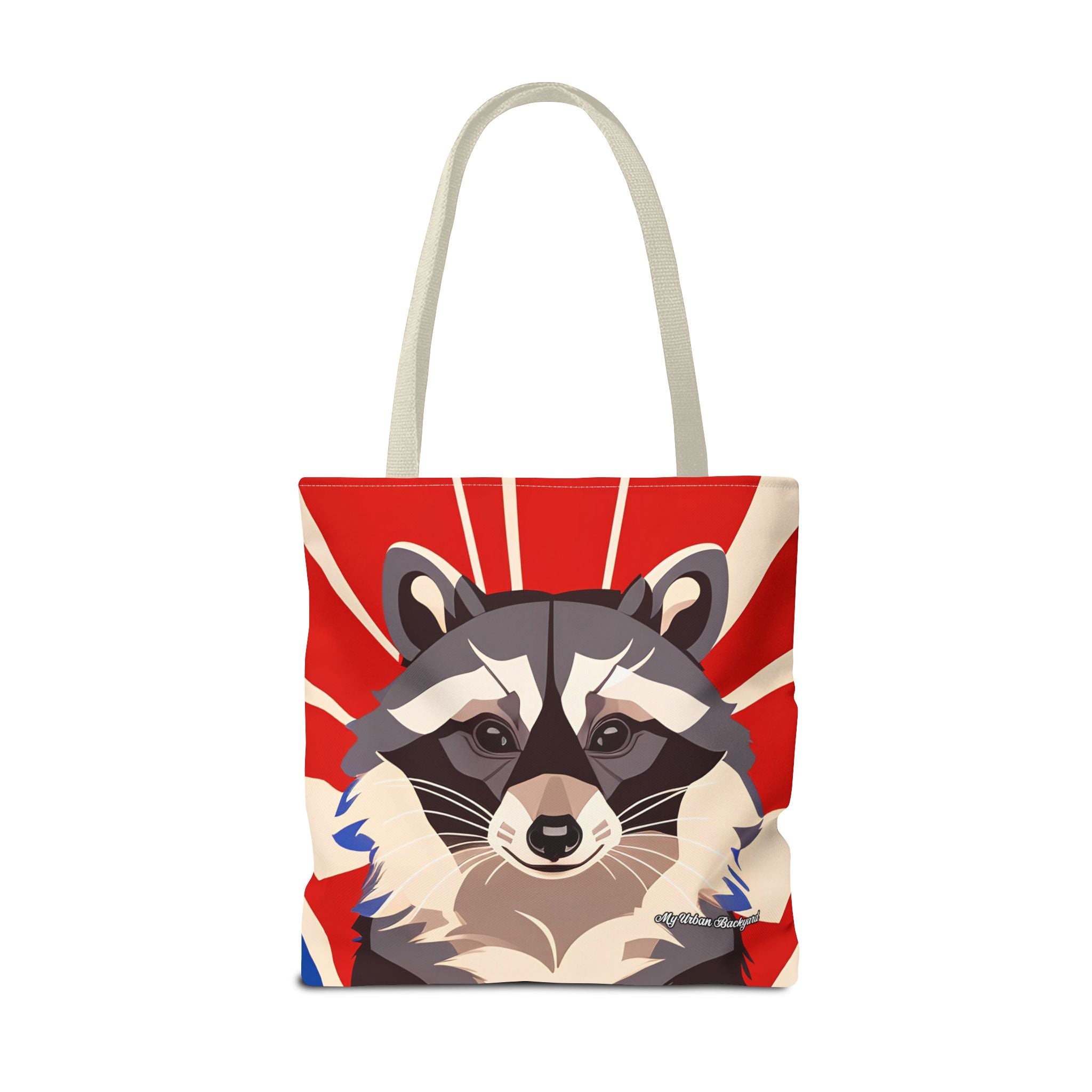 Ziggy Starspaws, Raccoon Tote Bag with Cotton Handles For Everyday Use, 3 Sizes