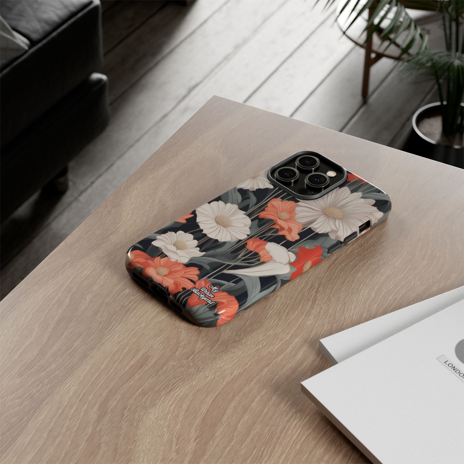 Art Deco Flowers, Cell Phone Case - Apple, Samsung, Google Pixel