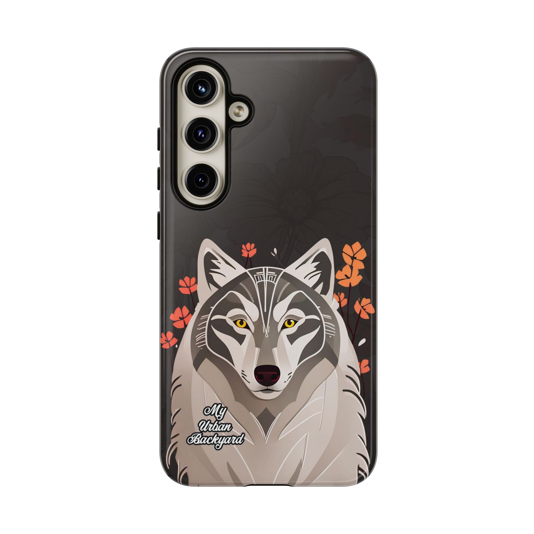 Art Deco Wolf, Cell Phone Case - Apple, Samsung, Google Pixel