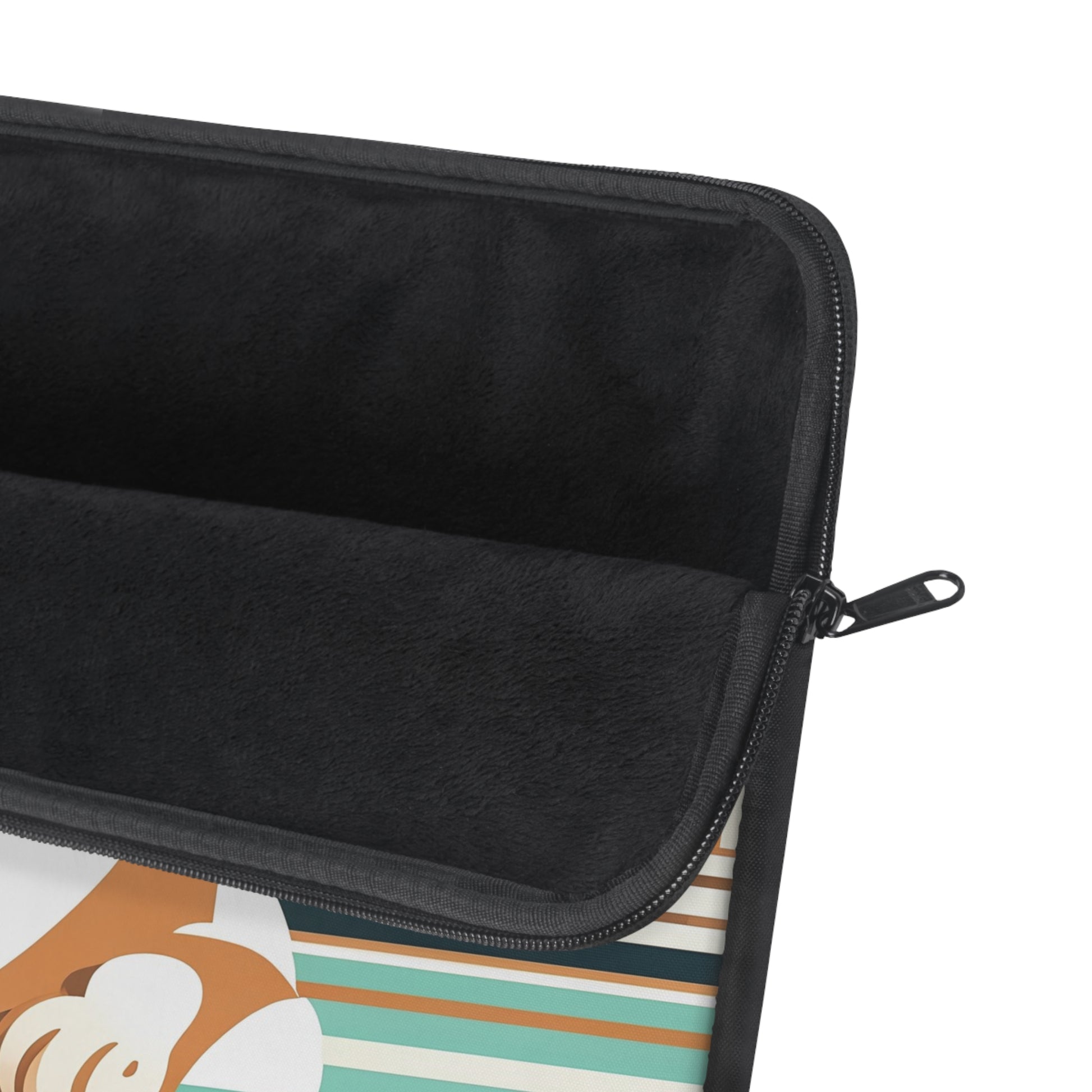 Art Deco Tabby Cat, Soft Laptop Sleeve, Unique Pet Lover Gift, Tech Accessory, Cat-Themed Case, Laptop Cover, Cute Cat Design, 3 Sizes
