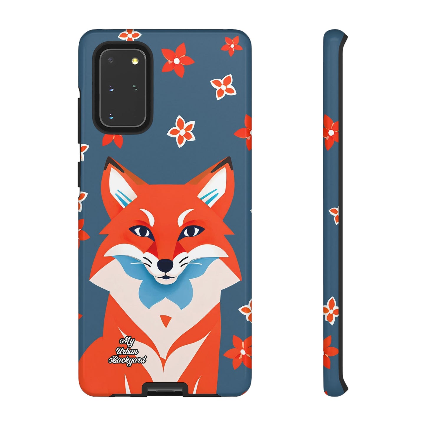 Fox with Flowers, Cell Phone Case - Apple, Samsung or Google Pixel