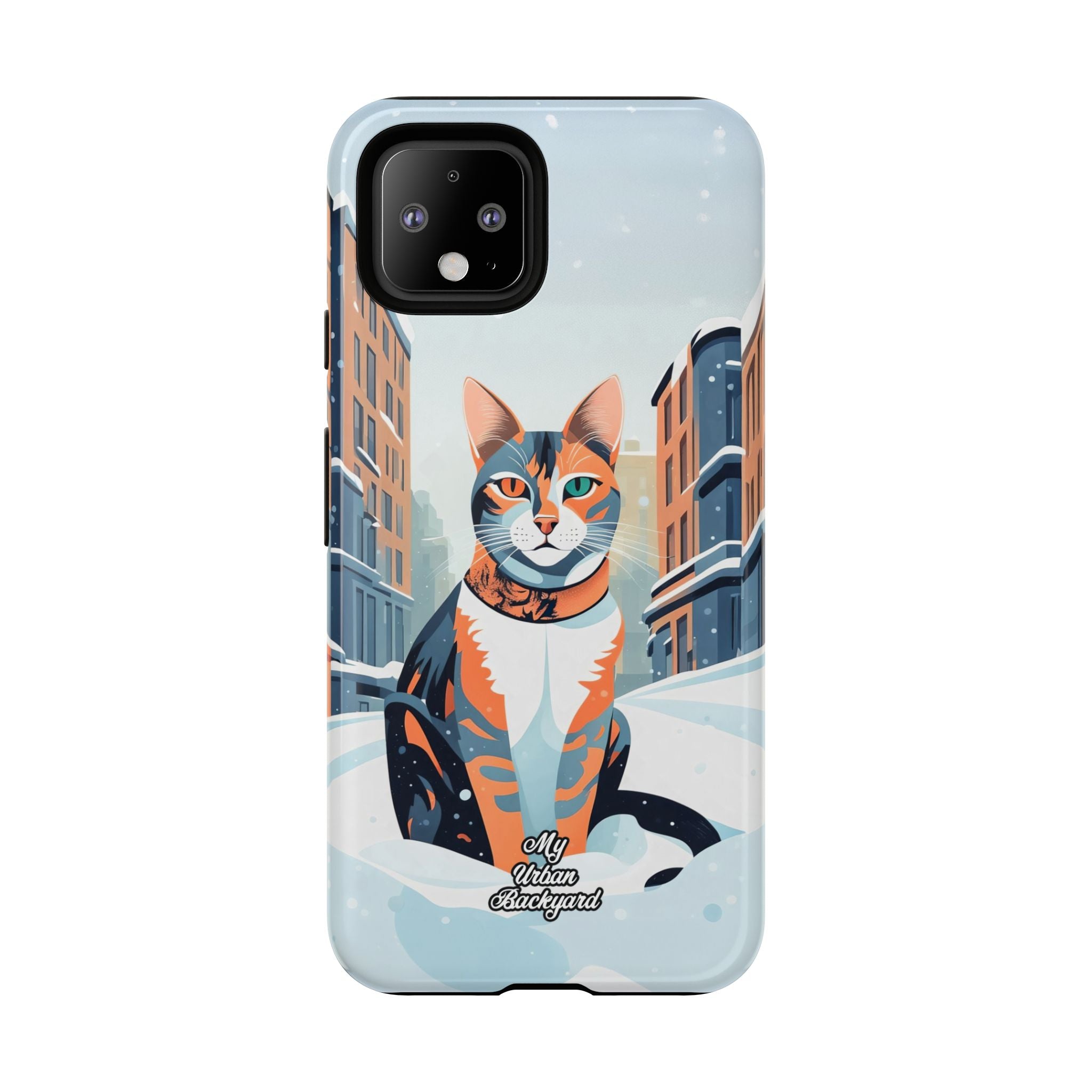 Claws Pawson in the Snow, Cell Phone Case - Apple, Samsung, Google Pixel