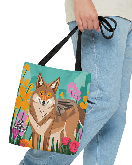 Reusable Tote Bag for Everyday Use, Shoulder Bag w Cotton Handles - Urban Coyote