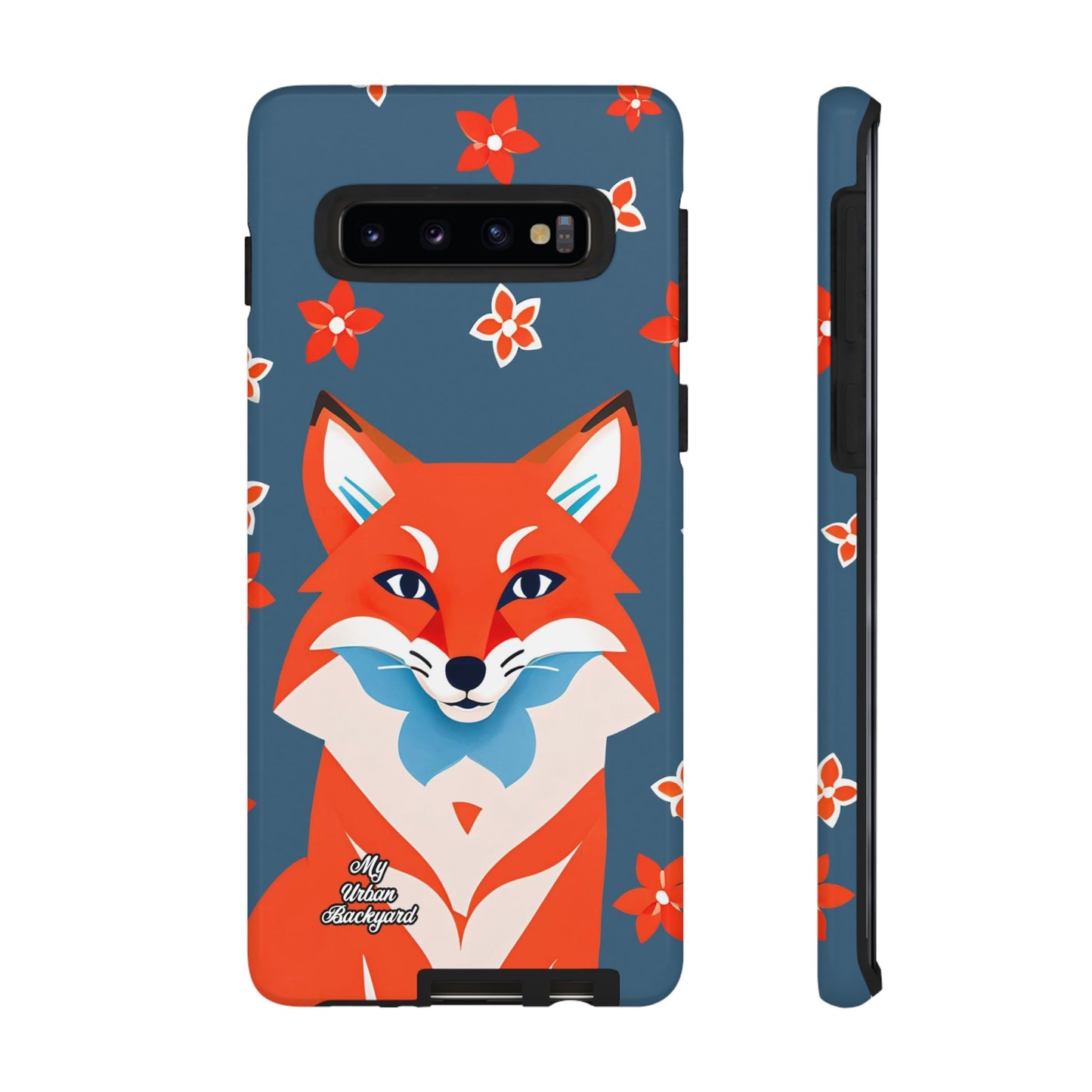 Fox with Flowers, Cell Phone Case - Apple, Samsung or Google Pixel