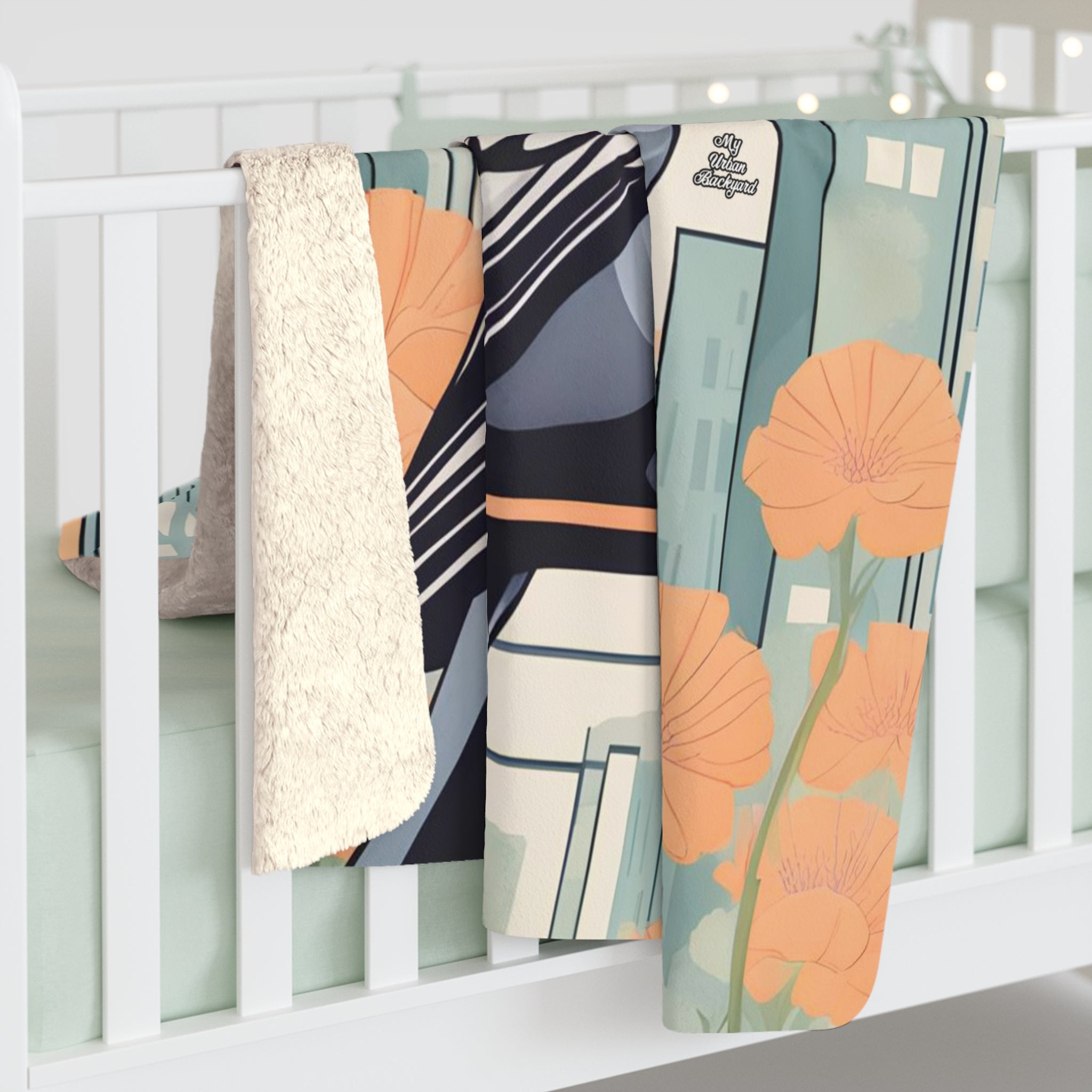 City Pigeon, Sherpa Fleece Blanket