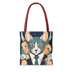Simon Whiskerford, Cat Tote Bag with Cotton Handles For Everyday Use, 3 Sizes