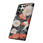 Art Deco Flowers, Cell Phone Case - Apple, Samsung, Google Pixel