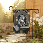 Art Deco Squirrel, Garden Flag