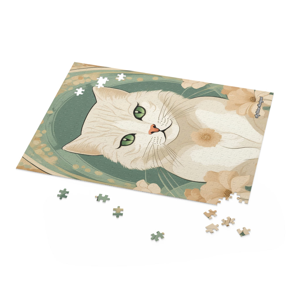Blanca Purrington, Cat Jigsaw Puzzle, (120, 252, or 500-Piece)