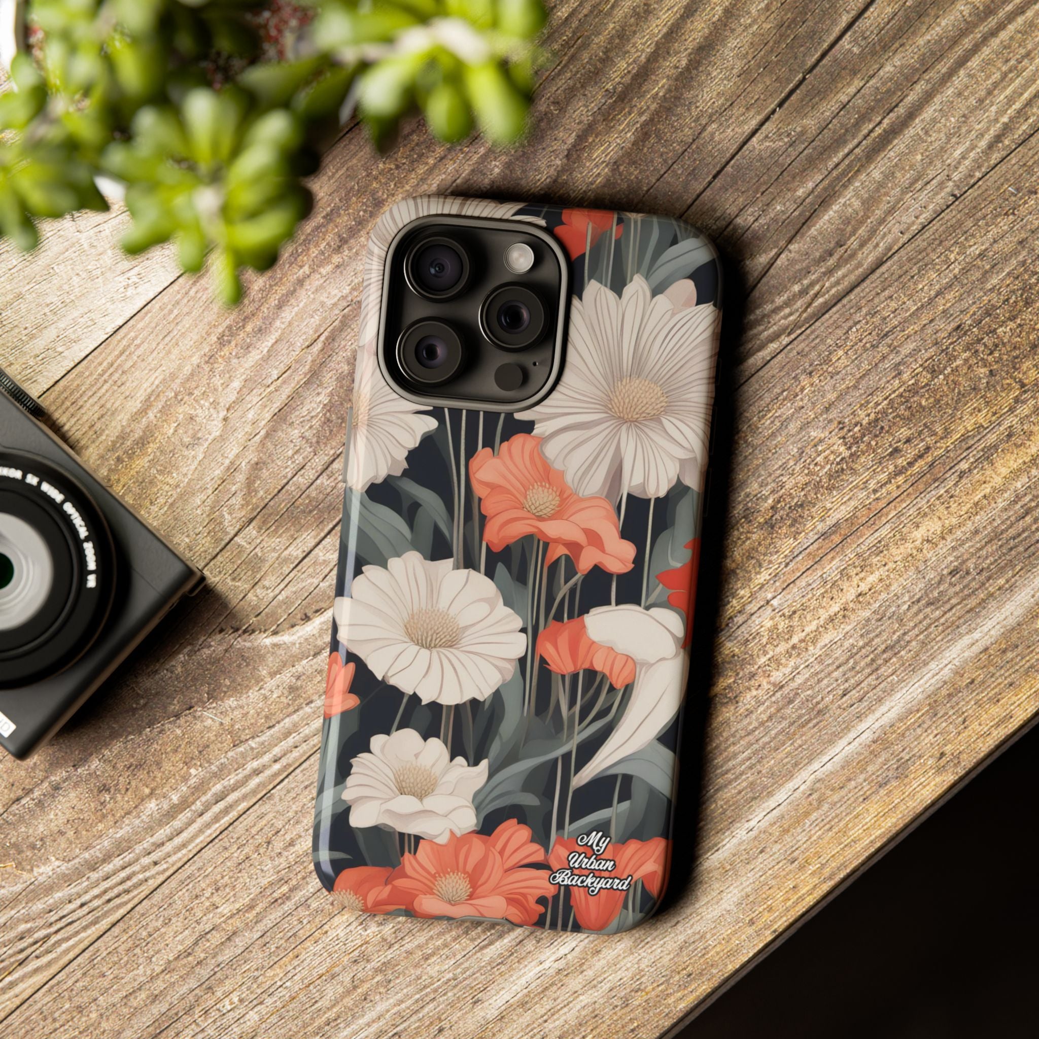 Art Deco Flowers, Cell Phone Case - Apple, Samsung, Google Pixel