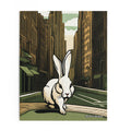 White Rabbit on a City Street, Jigsaw Puzzle