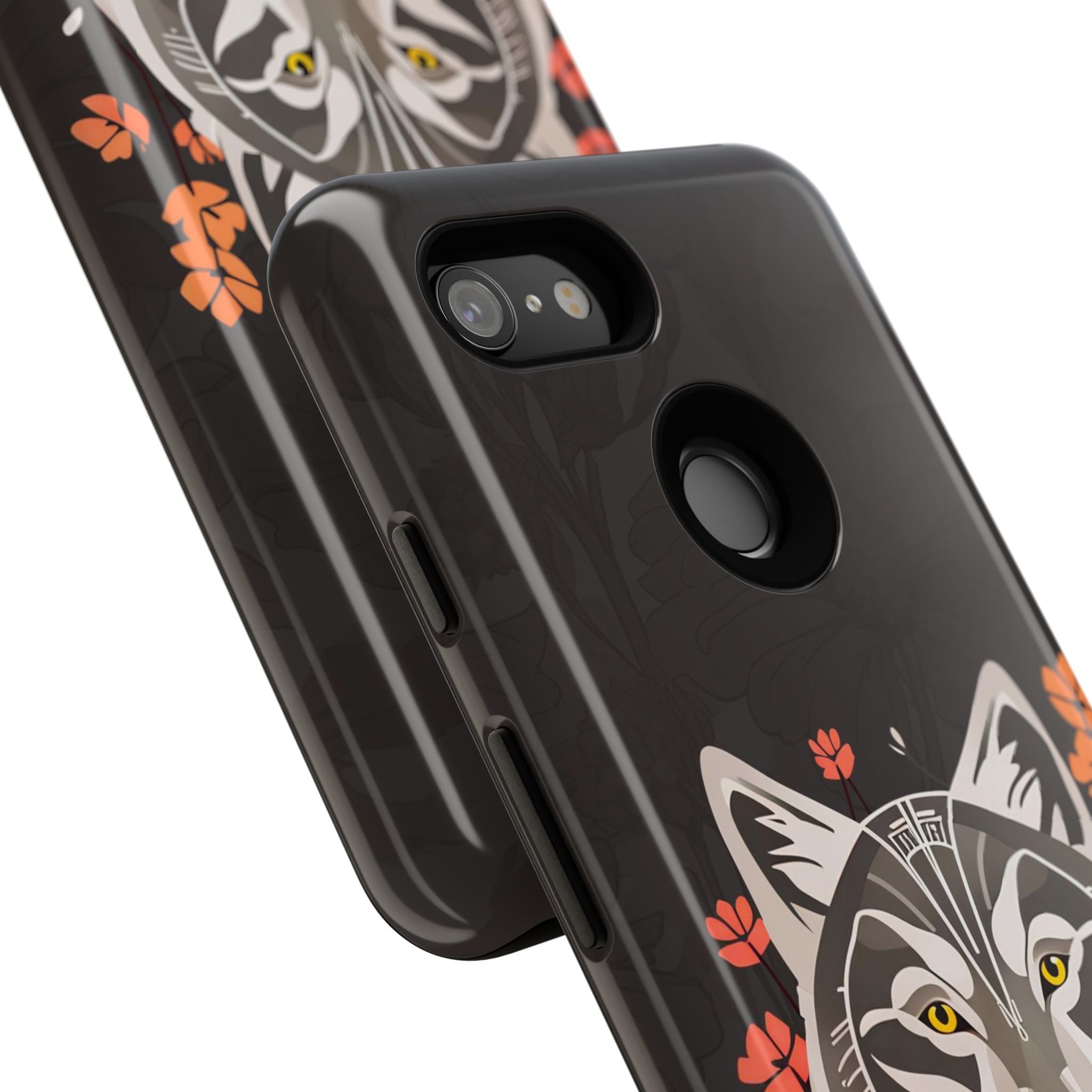 Art Deco Wolf, Cell Phone Case - Apple, Samsung, Google Pixel