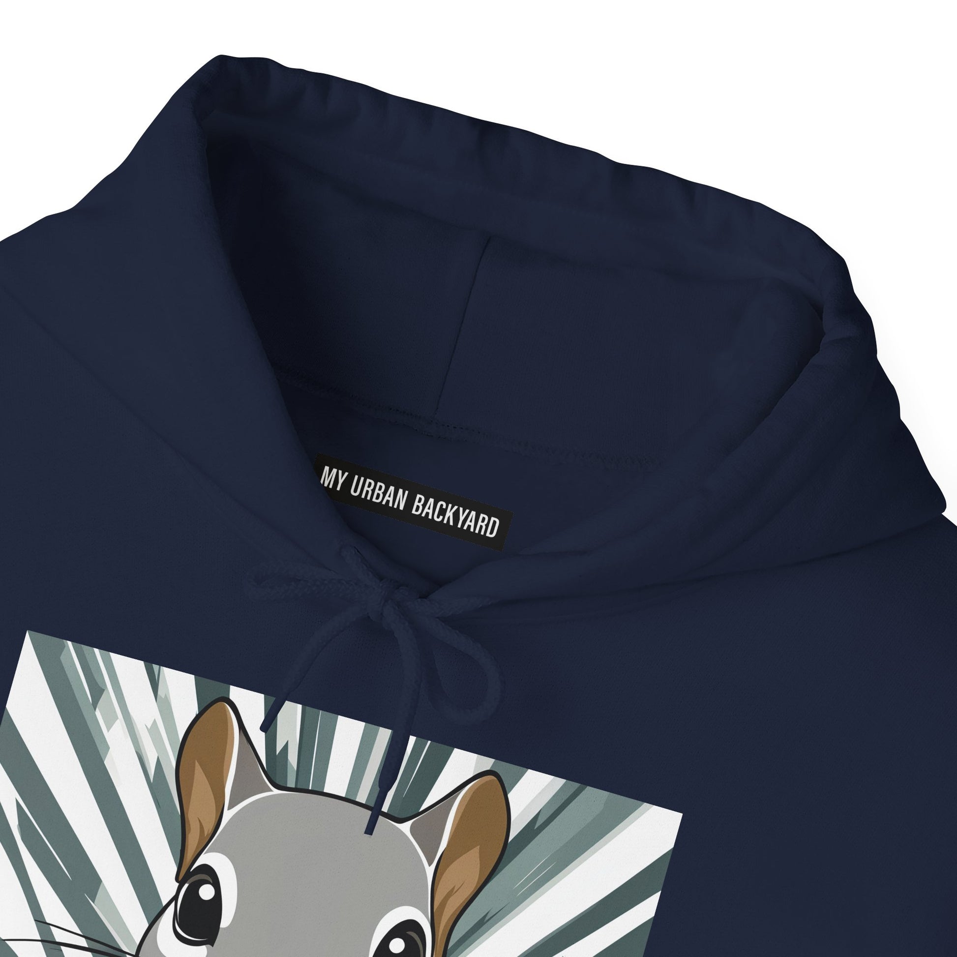 Cute Squirrel Graphic Hoodie, Cozy Unisex Sweatshirt, Nature Lover Gift, Autumn Fashion, Animal Art Clothing