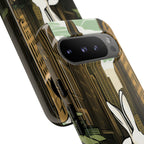 White Rabbit on a City Street, Cell Phone Case - Apple, Samsung, Google Pixel
